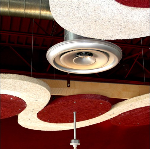 Chipotle, acoustic ceiling detail